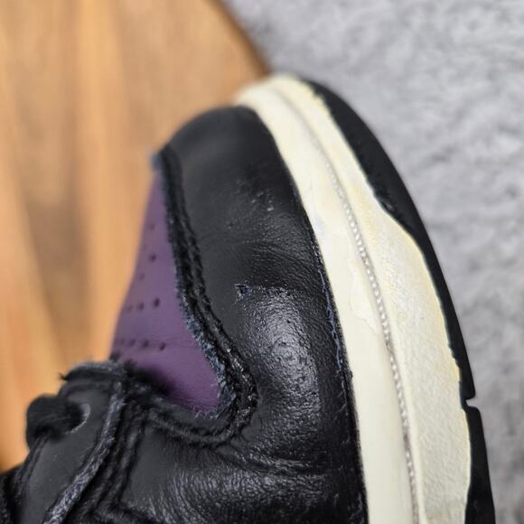 Nike Dunk High Fragment Beijing PS 2021 Black Wine Casual Daily Sneaker Kids 1y - Picture 10 of 15